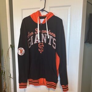 San Francisco Giants Black and Orange Hoodie
